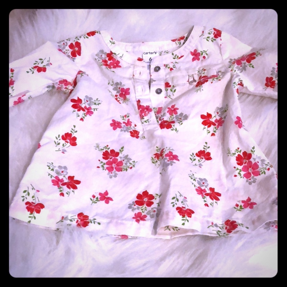 Carters floral blouse
